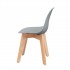 Children's chair in PP, natural legs, 38x31xH47 cm