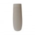 Ceramic vase D8xH30 cm Color White