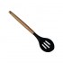 Silicone spatula, wooden handle, 31x7 cm - CUCINA Color Black