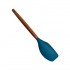 Silicone spatula, wooden handle, 31x6 cm - CUCINA Color Blue
