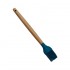 Kitchen brush 27x4cm silicone, wooden handle - CUCINA Color Blue
