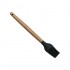 Kitchen brush 27x4cm silicone, wooden handle - CUCINA Color Anthracite 