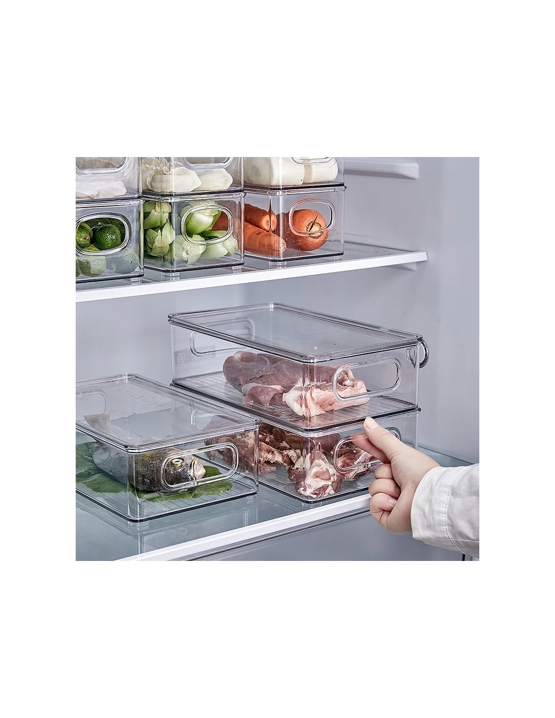 Cuisine réfrigérateur organisateur, frigo et congélateur de