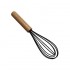 Silicone whisk 24x5.5cm, wooden handle - CUCINA Color Anthracite 