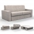 Express 3-seater sofa bed in Vogue fabric + 140cm mattress included Rapido Color Taupe