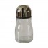 Glass salt shaker, 150ML, D6xH12CM Color Argenté