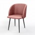 Upholstered dining chair Color Pink