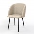 Upholstered dining chair Color Taupe