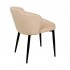 Stain-resistant velvet chair - TREVOR