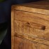 Mango wood chest of drawers, 100x45xH115 cm - LEON