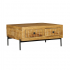 Table basse en bois de manguier, 80×80xH40 cm - MARIA