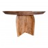 Table à manger en bois de manguier, epaisseur 6 cm, H76 cm - TORONTO