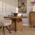 Mango wood dining table, thickness 6 cm, H76 cm - TORONTO