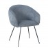 Chaise en tissu, 62x60xH79 cm - CLOUD Couleur Gris