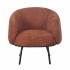 Ronde Club fauteuil in hoogwaardige stof, 74x68xH74 cm