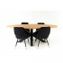 Oval dining table 8-10 people Natural Solid oak - KASTLE