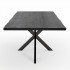 Black acacia wood dining table - EMMA - NOMAD