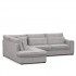 5-6 seater corduroy corner sofa, 302x225xH92 cm - PHOENIX