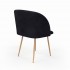 Velvet chair, 55,5x60xH83 cm - YPOS