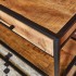Table d'appoint en bois de manguier, 120x35xH76cm - ALEXIA