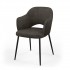 Stoffen stoel, 58x63.5xH80cm - MILLIE Kleur Groen