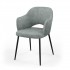 Stoffen stoel, 58x63.5xH80cm - MILLIE Kleur Mild groen