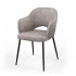 Stoffen stoel, 58x63.5xH80cm - MILLIE Kleur Taupe
