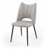 Orthopedische stoffen stoel, 51,5x60xH95,5cm - MADDY Kleur Klaar grijs