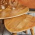 Set of 2 mango wood coffee tables, 60x60xH45cm, 50x50xH40cm - MAYA