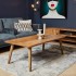 Mango wood coffee table, 130x70xH45cm - MAYA