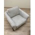 Beige stoffen fauteuil, 100x104xH67 CM - SOPHIA