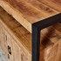 Mango wood sideboard, 175x45xH80cm - ANGELO