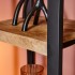 Mango wood shelf, 55x40xH200cm - ANGELO