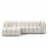 Fabric corner sofa, 310x164xH67 cm - NUAGE Colors Beige