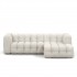 Fabric corner sofa, 310x164xH67 cm - NUAGE Right / Left Right