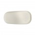 Ceramic serving plate, 35.5x17.5xH2CM Color White