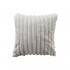 Rabbit fur cushion, 45x45CM Color White