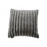 Rabbit fur cushion, 45x45CM Color Grey