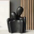 Decorative ceramic statue, 18xH25cm Color Black