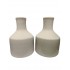 Vase en ceramique, D15,5xH22cm Couleur Gris