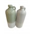 Vase en ceramique, D15,5xH40cm Couleur Vert Eau