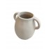 Vase en ceramique, 17,6x14,5xH18,2cm Couleur Blanc