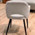 Chaise en tissu, 58x63,5xH80cm - MILLIE