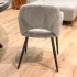 Stoffen stoel, 58x63.5xH80cm - MILLIE