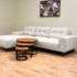 Set of 3 Black Solid Wood Coffee Tables- DOLCE