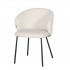 Corduroy chair, 56x55xH84CM - ELISA Color Beige