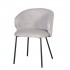 Corduroy chair, 56x55xH84CM - ELISA Color Grey