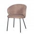 Corduroy chair, 56x55xH84CM - ELISA Color Brun