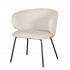 Corduroy armchair, 68x62xH79CM - ELISA Color Beige