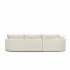 Velvet corner sofa, 354x160xH95cm - OLIVIA
